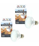 XYZReptiles UVA Reptile Heat Lamp 100 Watt Bulb Basking Light (2 Pack Bulbs) - £13.46 GBP