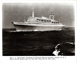S.S. Rotterdam Flag Ship of the Holland American Line 14 vintage  B &amp; W ... - €16,12 EUR
