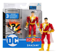 DC Heroes Unite Shazam! 4&quot; Action Figure with 3 Mystery Accessories Mint in Box - £10.17 GBP