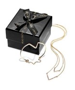Victoria&#39;s Secret Limited Edition V Necklace &amp; Bracelet Gift Set - £14.38 GBP