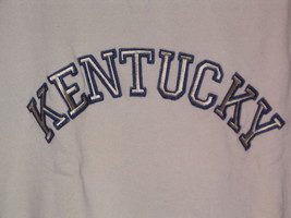 Kentucky Wildcats embroidered KENTUCKY sweatshirt  Size Medium - £39.61 GBP