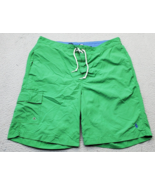 Polo Ralph Lauren Board Shorts Men&#39;s M Green Mesh Lined Pony Logo Lace U... - $27.74 CAD
