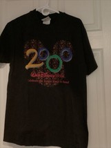 WDW 2000 shirt black t shirt celebtate the future hand in hand dancers S... - £26.67 GBP