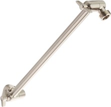 The Singing Rain Solid Brass Angle Height Adjustable 11 Inch Brushed Nickel - £27.51 GBP
