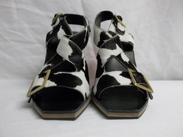 Calvin Klein Collection EU 38 US 8 Gavin Black Open Toe Heels New Womens Shoes  - £547.34 GBP