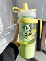 Water cup girls large capacity plastic cup tea separation sports water b... - $49.00