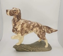 Vintage Heredities English The Charm of Creamware Setter Dog Figurine U226 - £54.91 GBP