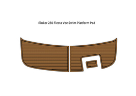 Rinker 250 Fiesta Vee Swim Platform Step Pad Boat EVA Foam Teak Deck Floor Mat - $320.00