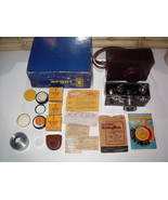 Argus C3 Brick Camera with leather case, orginal box and extras shown - £78.44 GBP