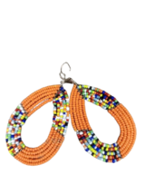 African Maasai Beaded Ethnic Tribal Earrings - Handmade in Kenya 34 - £7.89 GBP