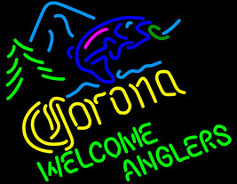 Corona Light Welcome Anglers Neon Sign - £558.74 GBP