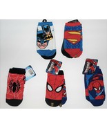 Spider-Man or Batman Toddler Boys 2 Pairs Socks Size 6-8.5 NWT - £6.37 GBP