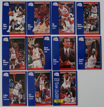 1991-92 Fleer Los Angeles Clippers Team Set of 11 Basketball Cards Missing #298 - £1.40 GBP
