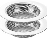 2 Pcs Sink Drain Strainer for Kitchen Sinks Strainer with Large Wide Rim... - $17.08