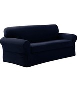 Fancy Collection Stretch Sofa Slip Cover 1pc Sofa Blue New - £38.97 GBP