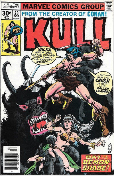 Primary image for Kull The Destroyer Comic Book #23 Marvel Comics 1975 FINE+