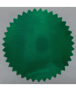 Shiny Green Foil Notary &amp; Certificate Seals, 2 Inch Burst, Roll of 100 S... - $274.94 MXN