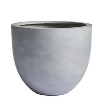 DTY Signature Mount Belford 1-piece Fiberstone Planter for Indoor/Outdoor, Black - £44.63 GBP