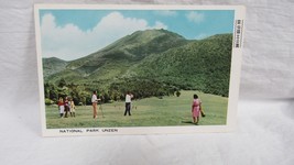 Unzen National Park Playing Golf Japan Fukuda Postcard - £2.32 GBP