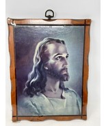 VINTAGE Portrait Of Christ - Warner Sallman 1946 Jesus Litho Print On Wood - £21.45 GBP