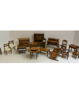 Large Lot Of 17pc Vintage Dolls House Furniture Wood - $857.01 MXN