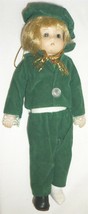 CHARMING DOLL IN A GREEN PANTS SUIT - $4.00