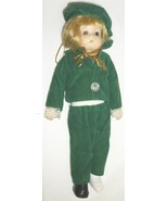 CHARMING DOLL IN A GREEN PANTS SUIT - $4.00