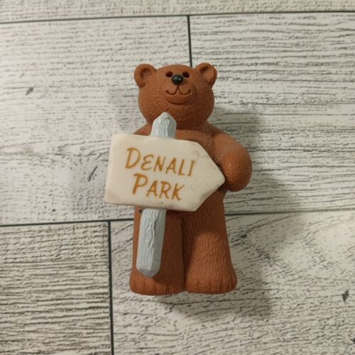 Denali Park Clay Critters Bear 3D Refrigerator Fridge Magnet Souvenir Vi... - $9.95