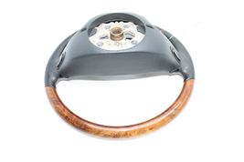 07-09 MERCEDES-BENZ W221 S600 STEERING WHEEL BLACK W/ PADDLE SHIFTERS E4187 image 7