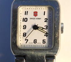 VICTORINOX SWISS ARMY All SS Square Tank Quartz Women&#39;s Wristwatch - £42.44 GBP