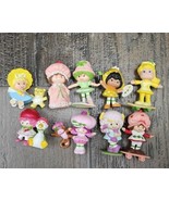Strawberry Shortcake Vintage 1980s Mini Figures Lot of 9 PVC READ - $34.60