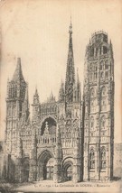 Rouen Francia ~Cathedral~ WW1 Militare Postale A Liverpool England 1916 Postcard - £7.07 GBP