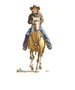 AMERICAN COWGIRLS DECOR ART - Signature Series Giclee Print - &quot;  AUTUMN  &quot;  - $225.00
