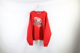 Vintage Mens XL Faded 1999 Rose Bowl University of Wisconsin Football Sweatshirt - £46.67 GBP