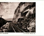 Vtg Cartolina Circa 1906 Hell Gate Palisades On Colorado Midland Ferrovia - £16.29 GBP