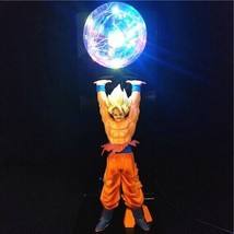 Christmas LED Lamp Dragon Ball Z Super Saiyan Goku Genki Spirit Toy Figure 14&quot; - £41.92 GBP