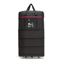 Large Capacity Universal Wheel Travel Bag Multi-layer Foldable Luggage Storage B - £80.39 GBP