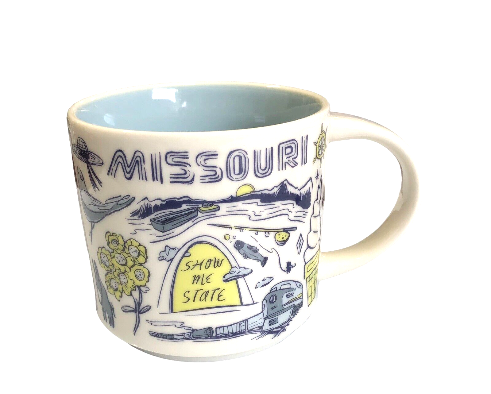 Starbucks Across the Globe Been There Series MISSOURI Coffee Mug Cup 14 oz Blue - $29.69