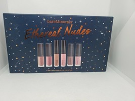 New in Box bareMinerals Ethereal Nudes Lip Collection 6 Piece Gen Nude - £14.93 GBP