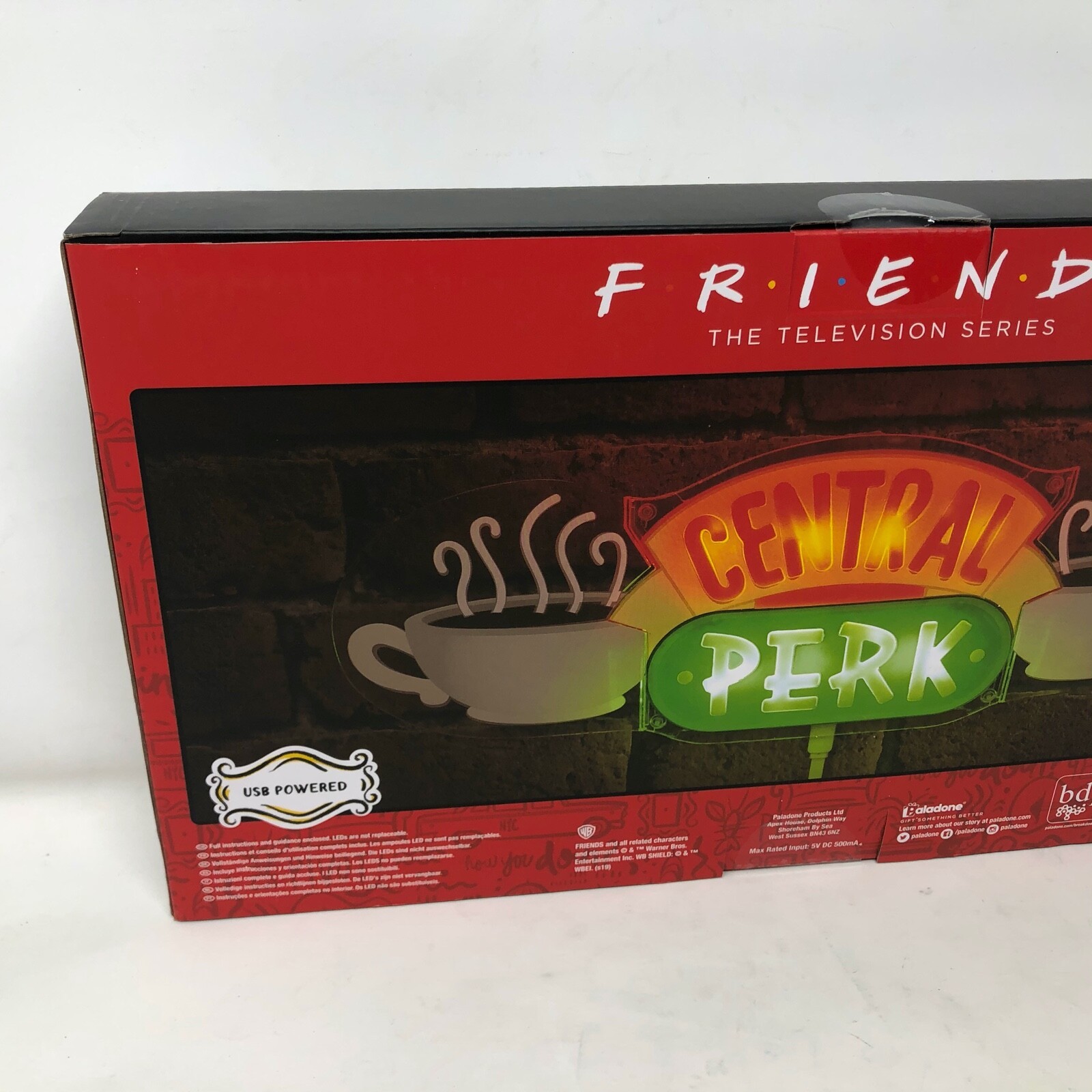 NIB Friends Central Perk LED Neon Light Sign Sign USB Powered Wall ...