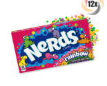Full Box 12x Packs Nerds Rainbow Assorted Flavor Theater Box Hard Candy 5oz - $32.54