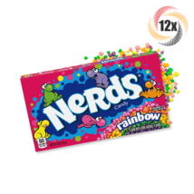 Full Box 12x Packs Nerds Rainbow Assorted Flavor Theater Box Hard Candy 5oz - £25.95 GBP