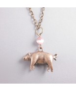 Copper 3D Pig Hog Necklace Pendant (BN-NEC904) - $18.98 CAD