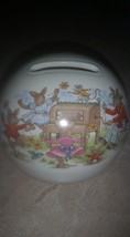 Royal Doulton Bunnykins Porcelain Piggy Bank 1936 - $34.99