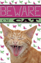 Funny Garden Flag Emotes Beware Of Cat Double Sided Kitten Banner Yard D... - $13.54