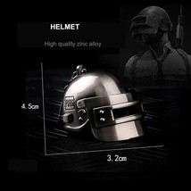 1PC Fashion  Helmet Saucepan shape Keyring Creative Game Keychain Backpack Model - $36.38