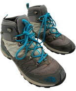 The North Face Goretex Hiking Boots Women Size 10 Primaloft Gray Purple - $760.93 MXN