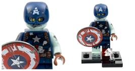 Zombie Captain America Super Hero Comics Minifigures New Series Figures - £35.37 GBP