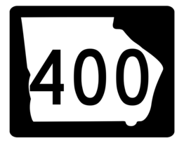 Georgia State Route 400 Sticker R4049 Highway Sign Road Sign Decal - £1.15 GBP+