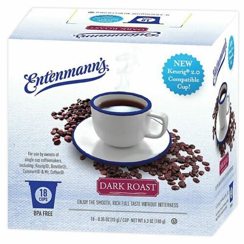 Entenmann&#39;s Single Serve Coffee, Dark Roast, 18 count box - $14.99